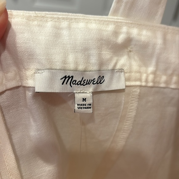 Madewell Linen Cotton Blend Dress size Medium NWT - Picture 6 of 9